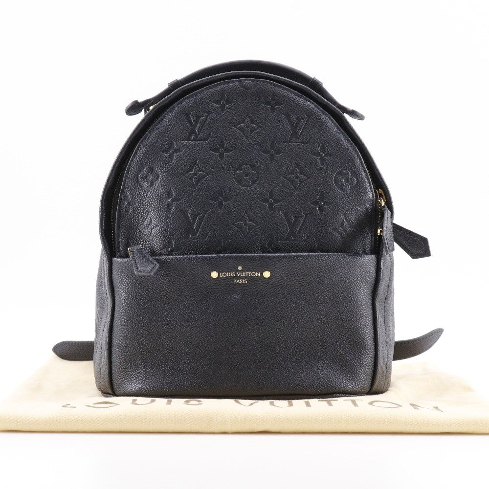 Louis Vuitton Sorbonne Backpack Monogram Empreinte Leather Black Leather Backpack Bag