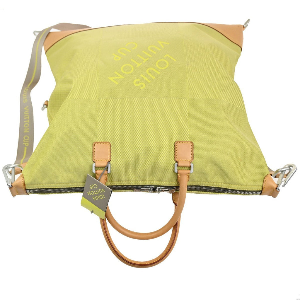 Louis Vuitton Cup Cube Bag Damier Geant Canvas Yellow Canvas Shoulder Bag