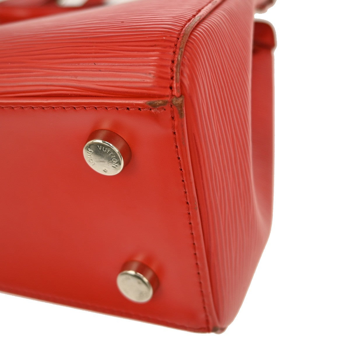 Louis Vuitton Brea Handbag Epi Leather Red Leather Handbag
