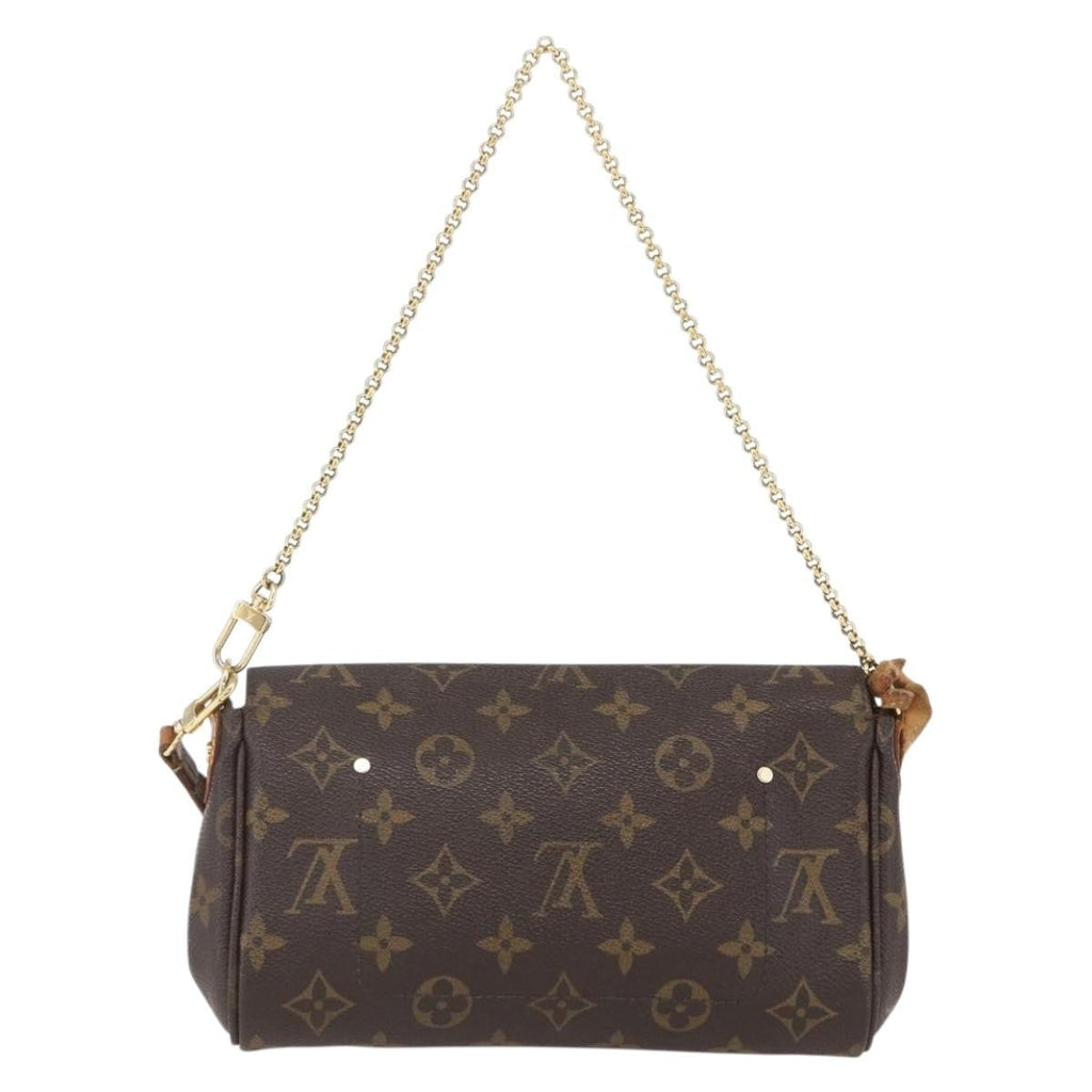 Louis Vuitton Favorite Handbag Monogram Canvas Brown Canvas Shoulder Bag