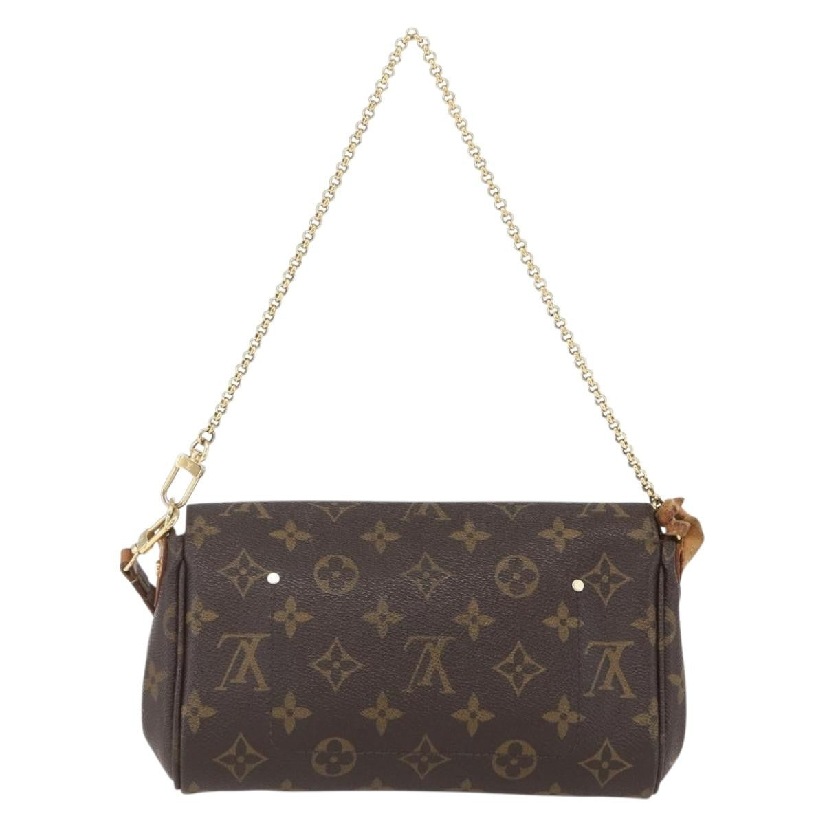 Louis Vuitton Favorite Handbag Monogram Canvas Brown Canvas Shoulder Bag