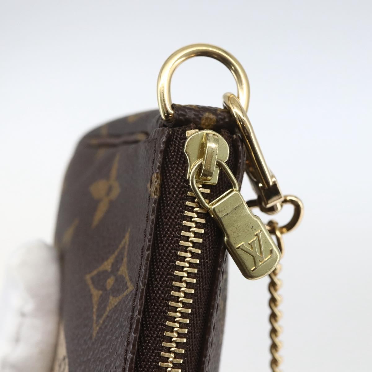 Louis Vuitton Pochette Accessoires Limited Edition Monogram Trunk Brown Canvas Clutche & Pouche Bag