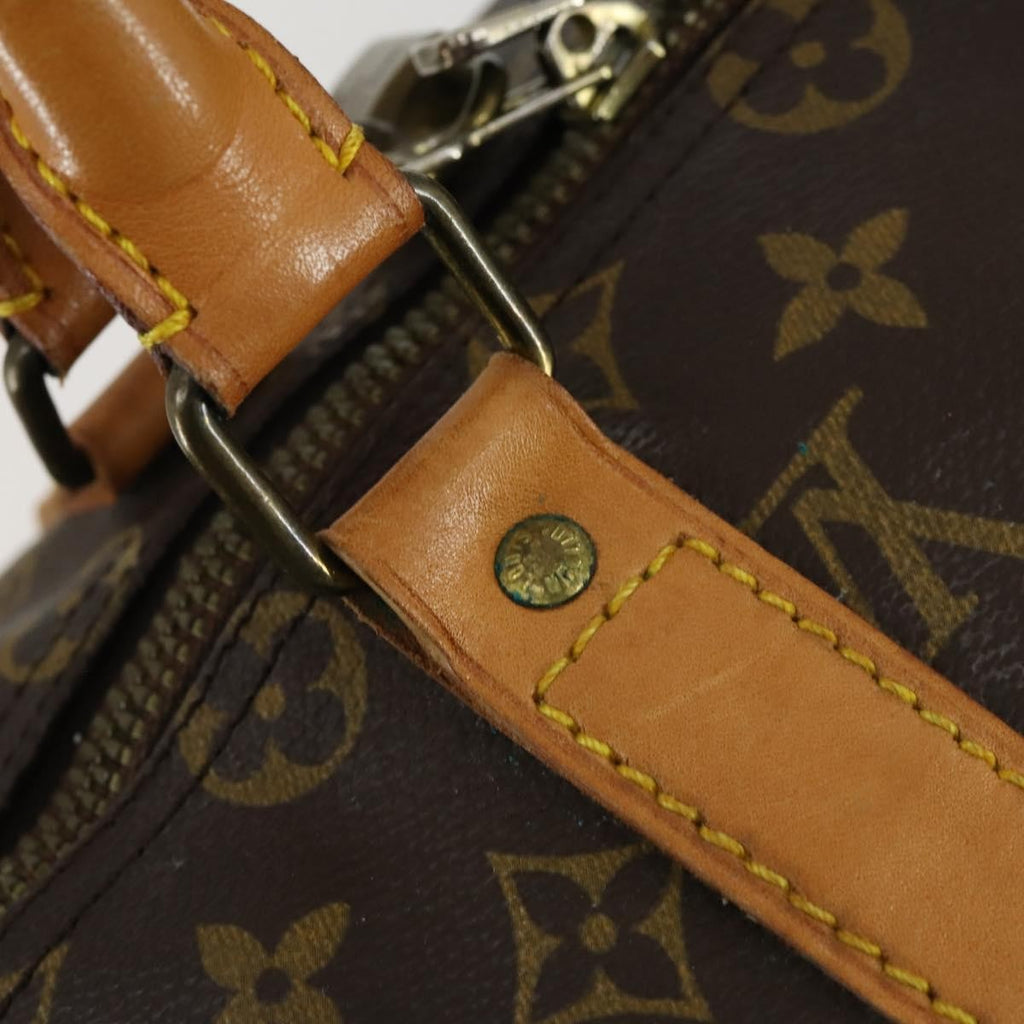 Louis Vuitton Keepall Bag Monogram Canvas Brown Canvas Travel Bag