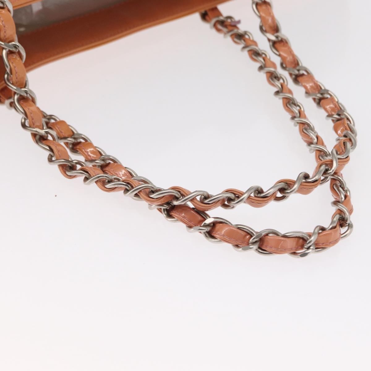 Chanel Triple Cc Tote Patent Pink Patent_Leather Tote Bag Bag