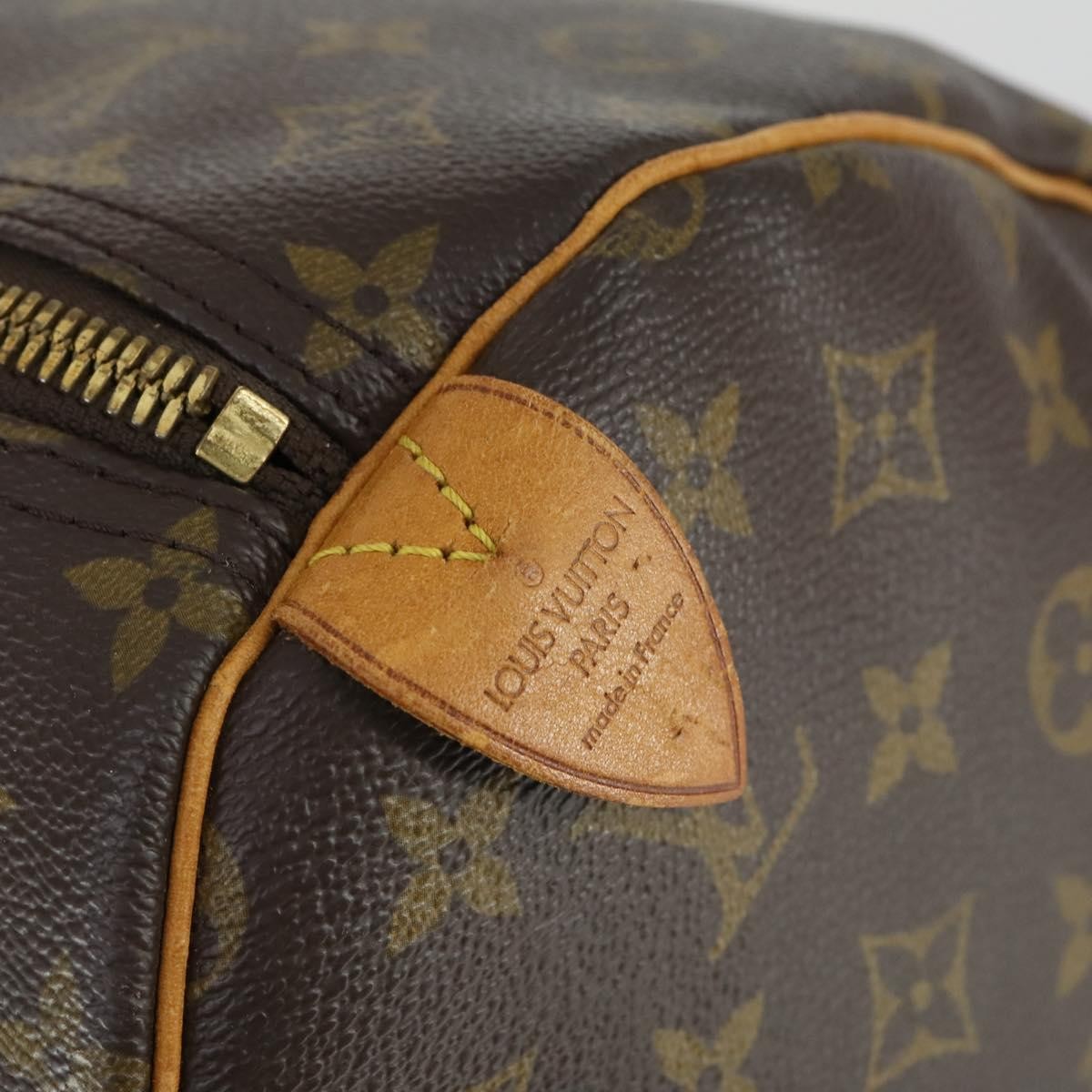 Louis Vuitton Keepall Bag Monogram Canvas Brown Canvas Travel Bag