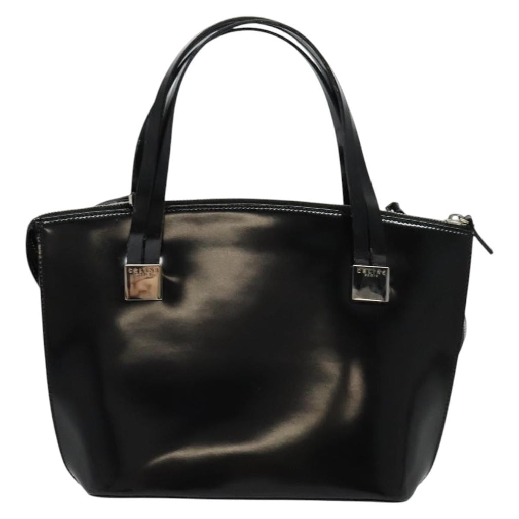 Celine Handbag Patent Leather Black Patent_Leather Handbag