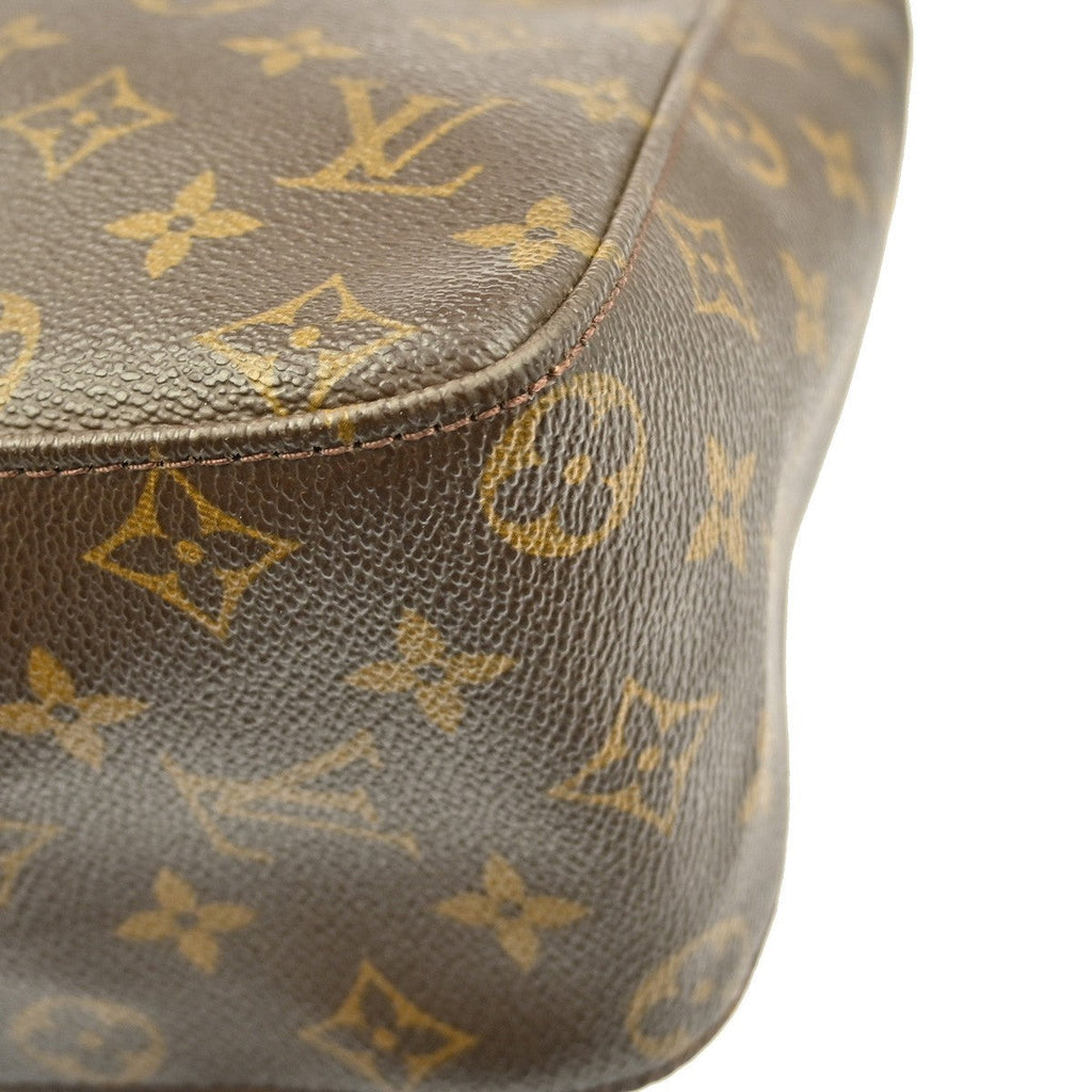 Louis Vuitton Monogram Looping Handbag Monogram Canvas Brown Canvas Shoulder Bag