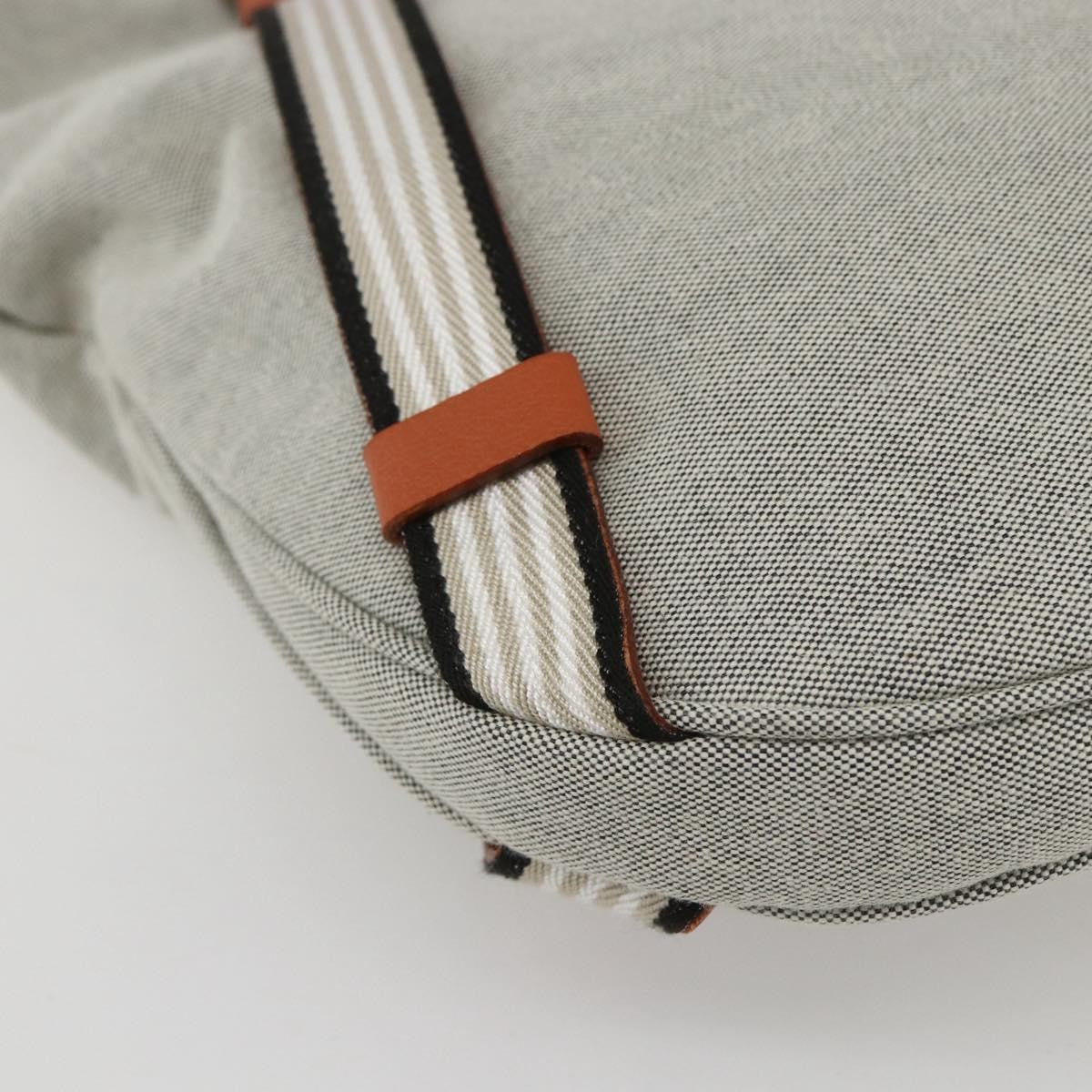 Burberry Blue Label Shoulder Bag Canvas Gray Canvas Shoulder Bag