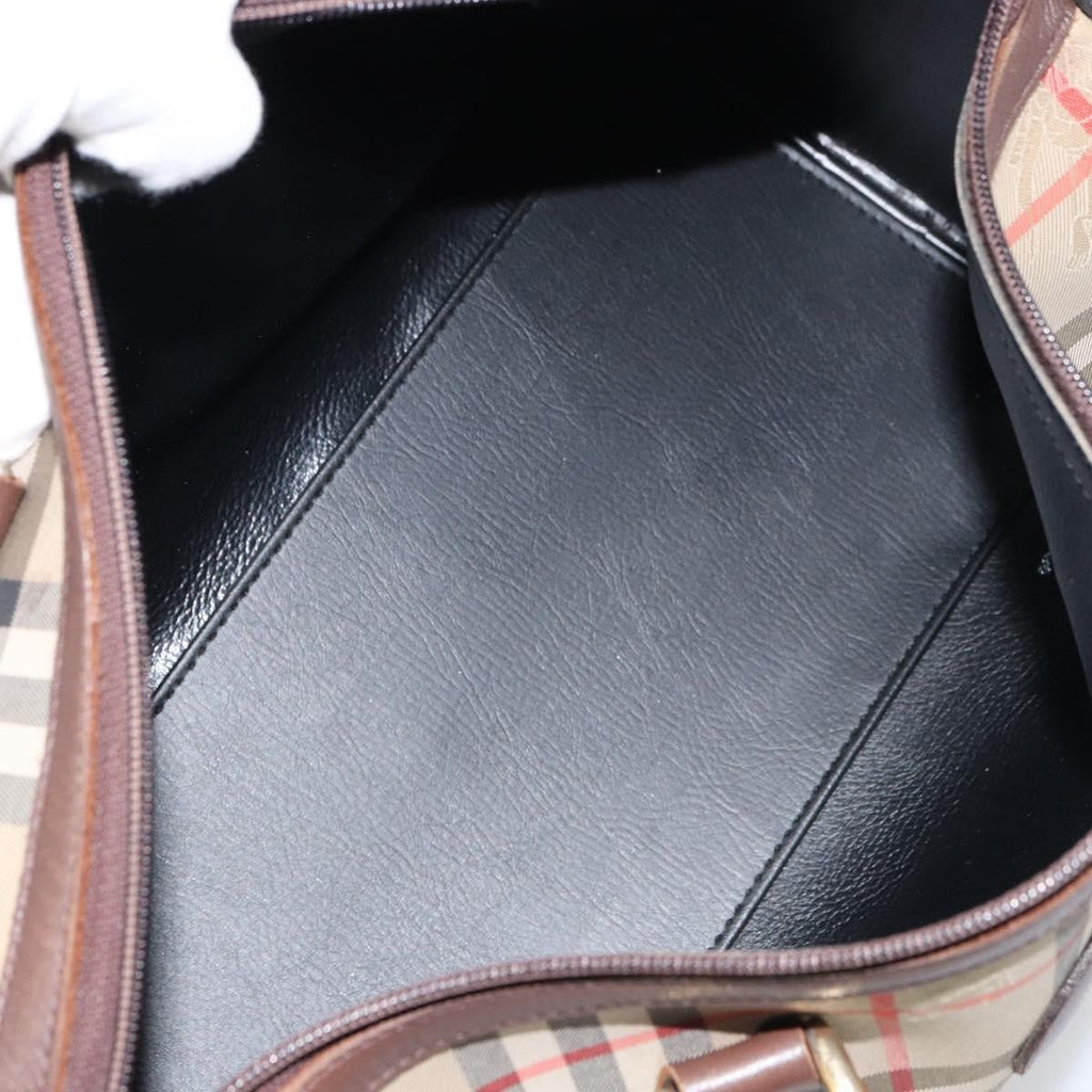 Burberry Nova Check Handbag Nova Check Canvas Beige Canvas Handbag
