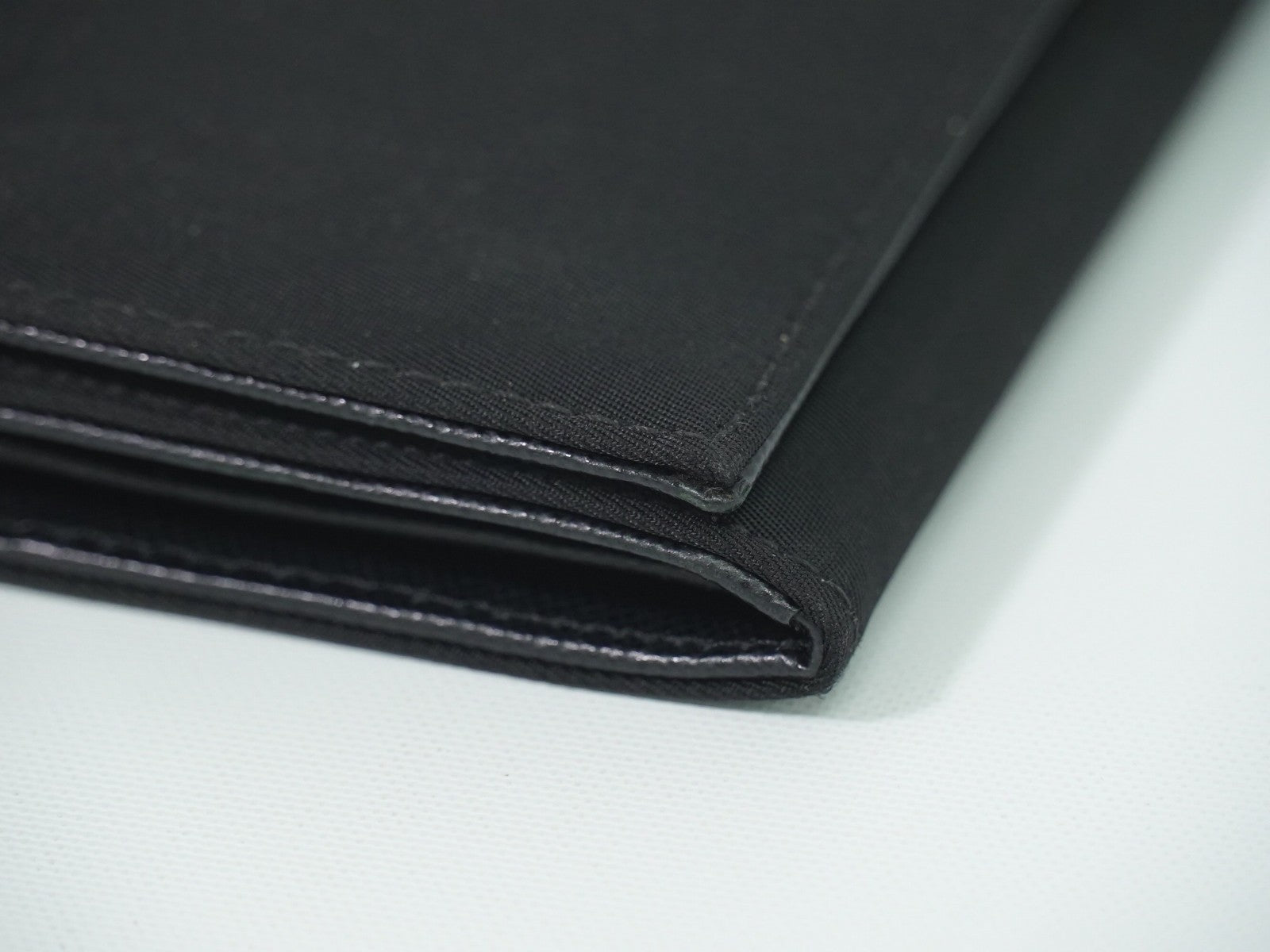 Prada Continental Wallet Tessuto Black Nylon Wallets Accessory