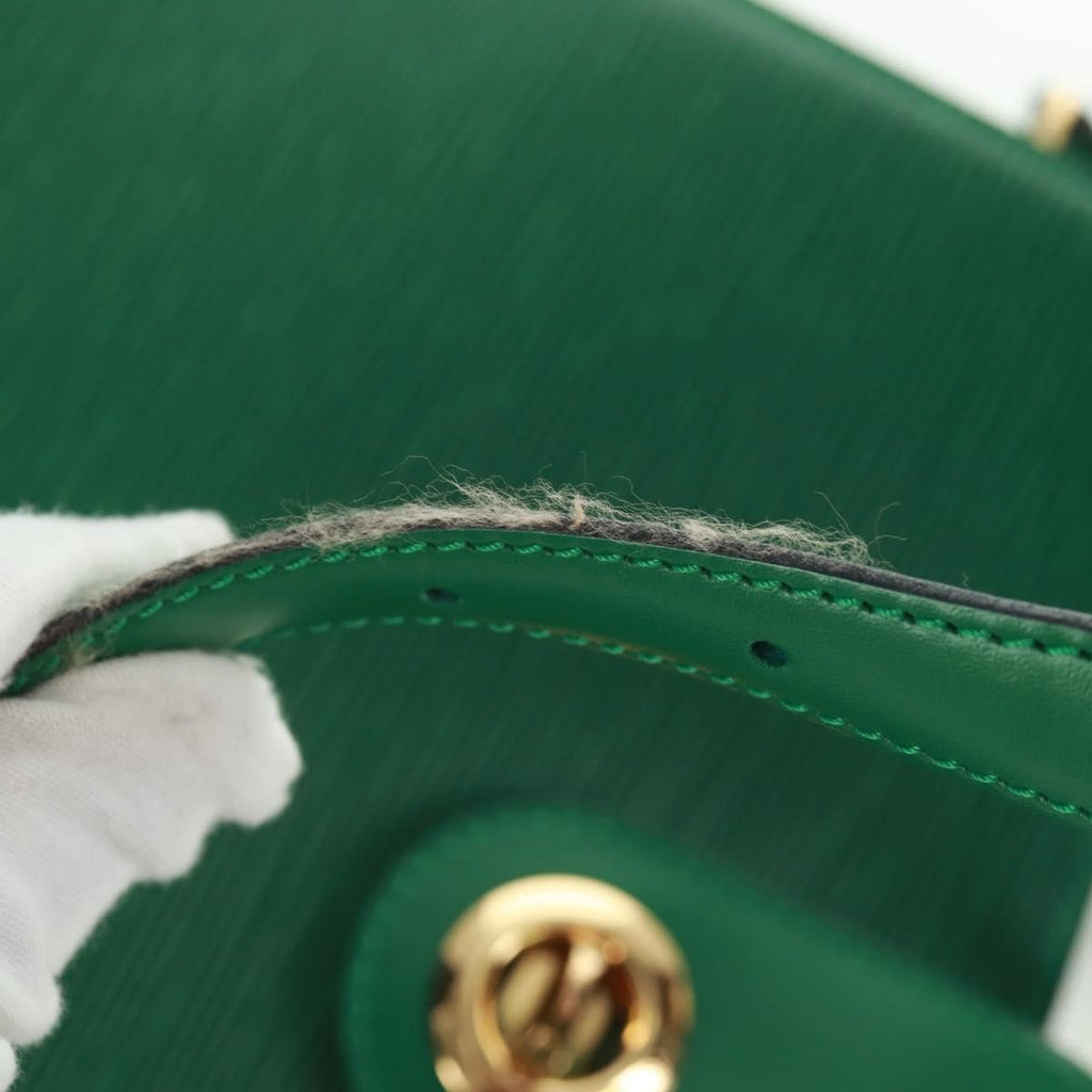 Louis Vuitton Capucines Shoulder Bag Epi Leather Green Leather Shoulder Bag