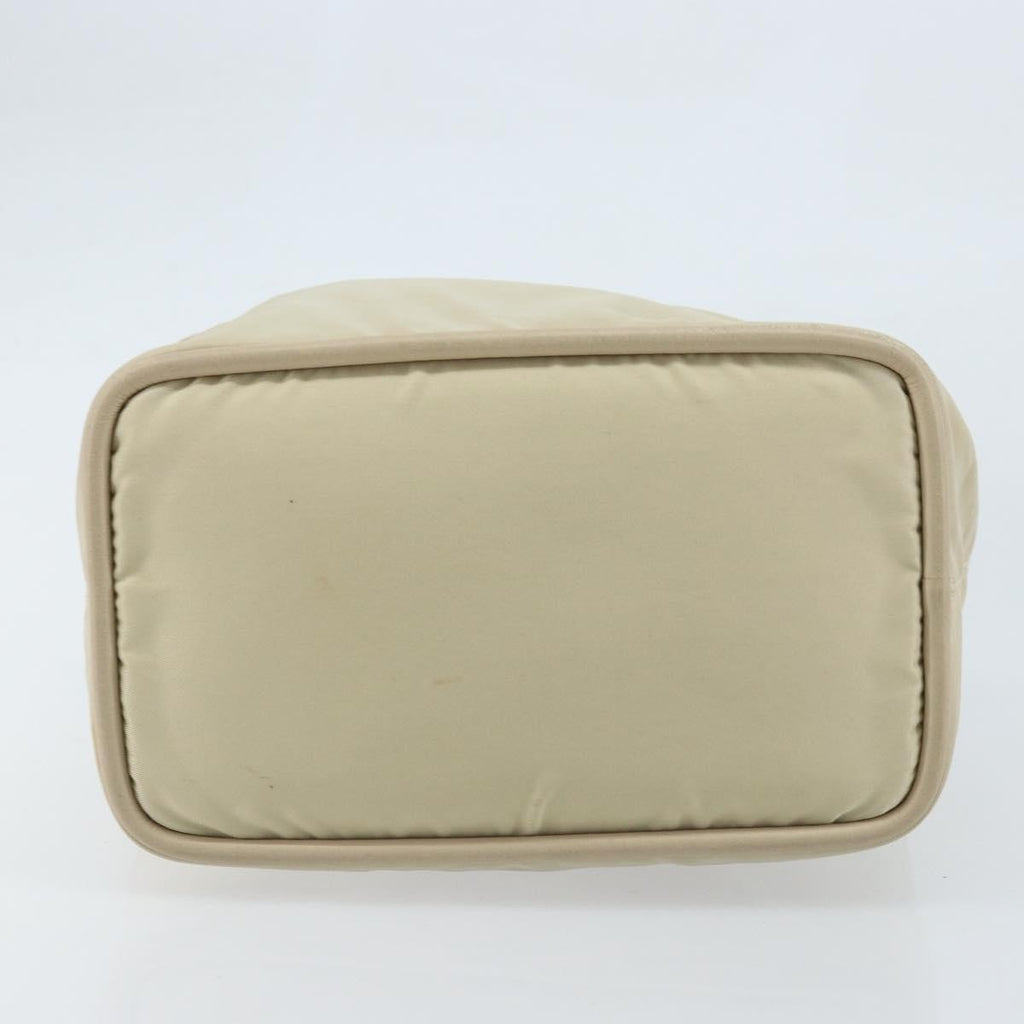 Celine Handbag Nylon Beige Nylon Handbag