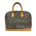 Louis Vuitton Alma Handbag Monogram Canvas Brown Canvas Handbag