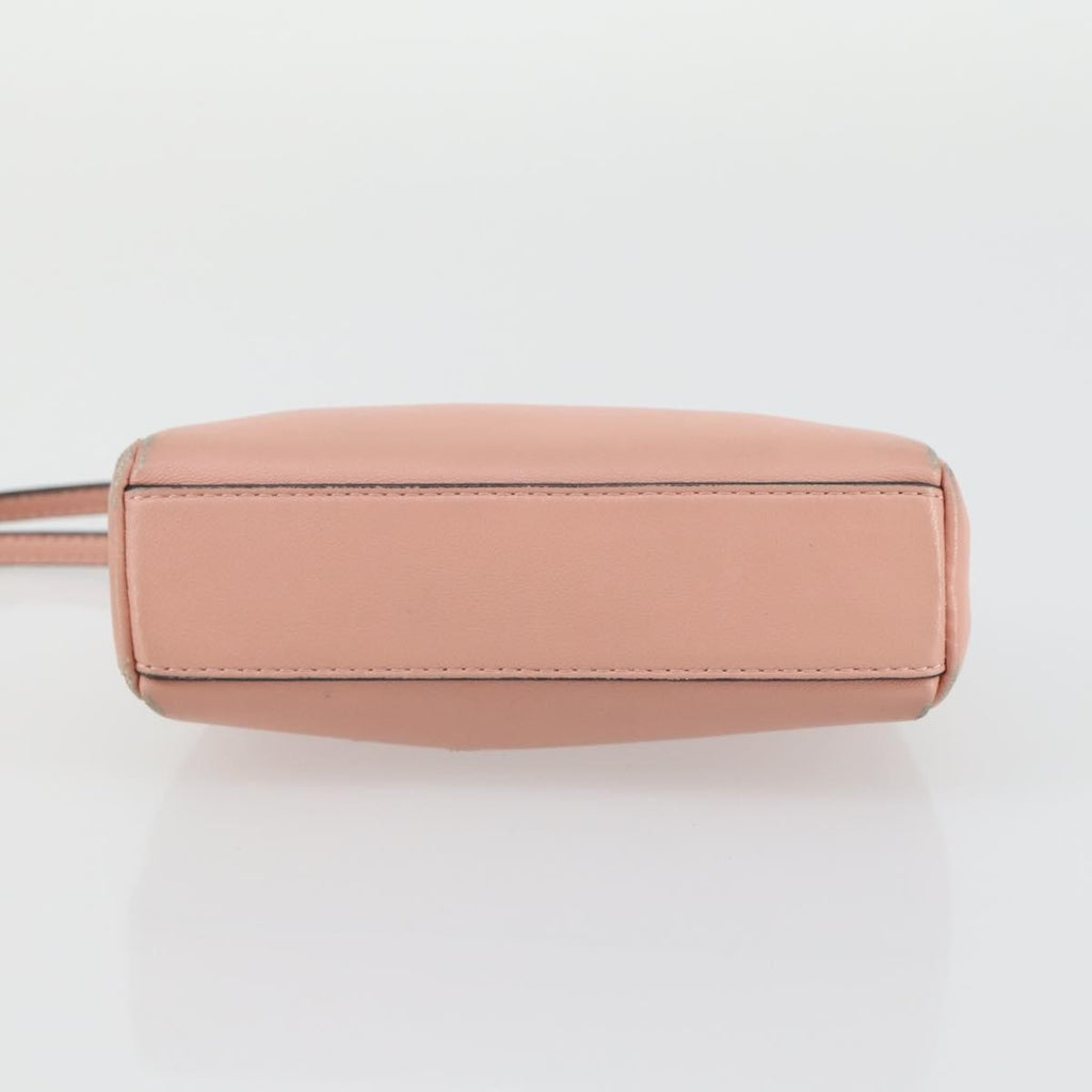 Fendi Peekaboo Bag Leather Pink Leather Handbag