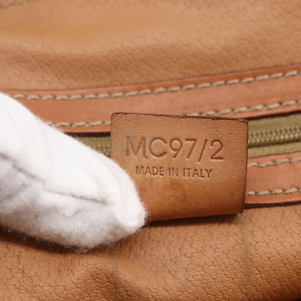Celine Vintage Macadam Handbag Canvas Brown Canvas Handbag