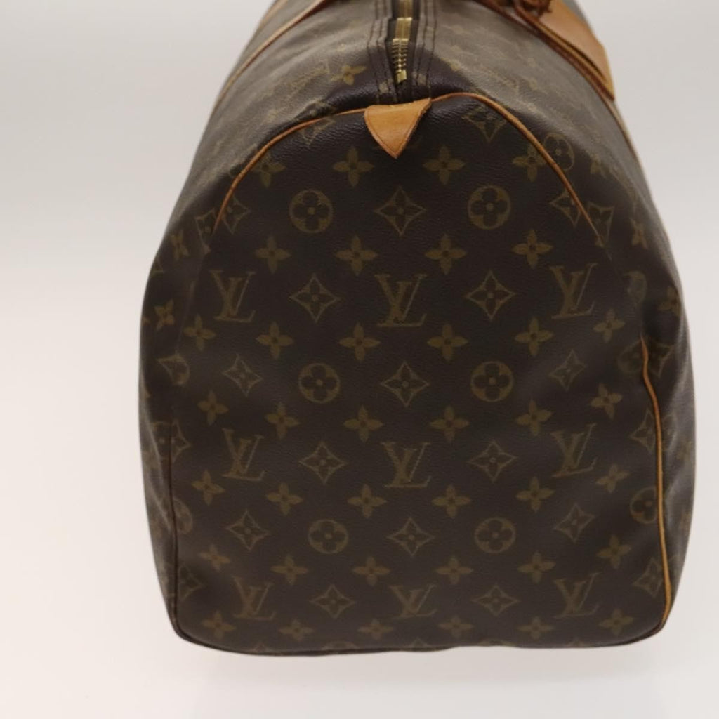 Louis Vuitton Keepall Bag Monogram Canvas Brown Canvas Travel Bag