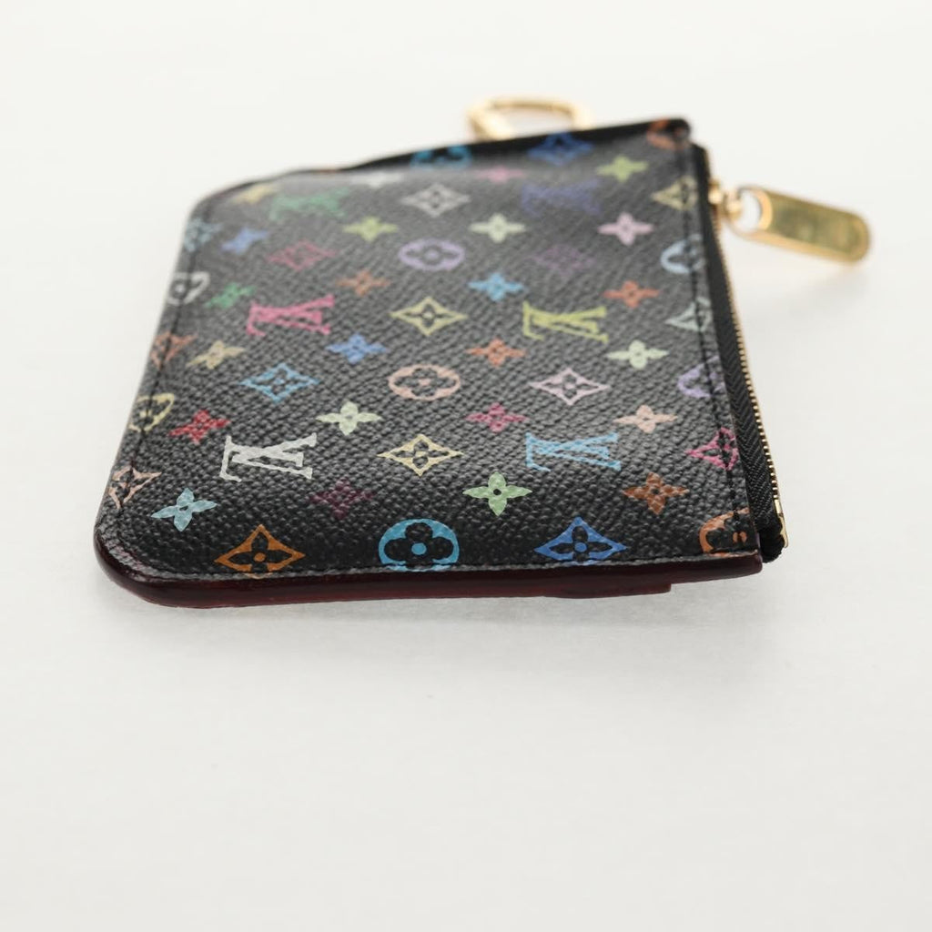 Louis Vuitton Pochette Clés Nm Monogram Multicolor Canvas Black Canvas Wallets Accessory
