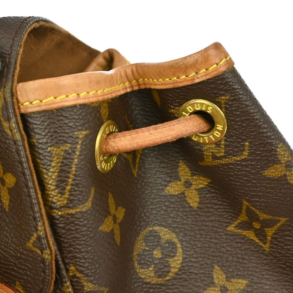 Louis Vuitton Montsouris Backpack Monogram Canvas Brown Canvas Backpack Bag