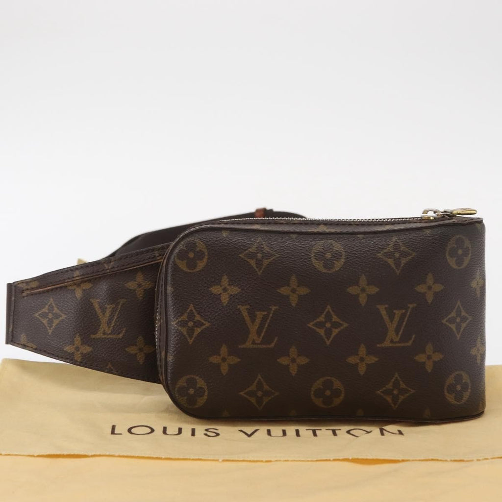 Louis Vuitton Geronimos Waist Bag Monogram Canvas Brown Canvas Shoulder Bag
