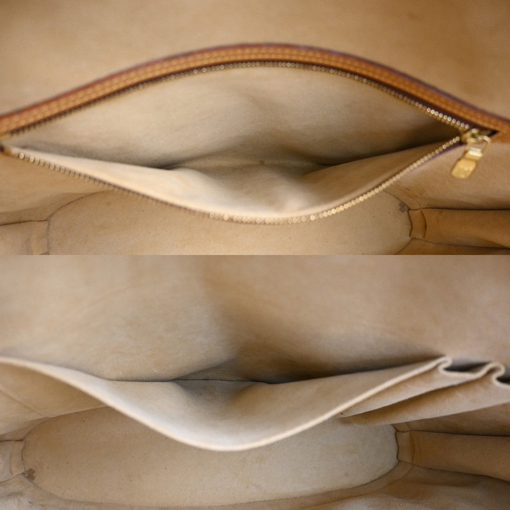 Louis Vuitton Babylone Handbag Monogram Canvas Brown Canvas Shoulder Bag