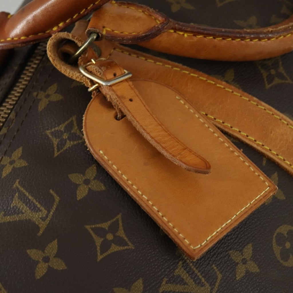 Louis Vuitton Keepall Bandouliere Bag Monogram Canvas Brown Canvas Travel Bag