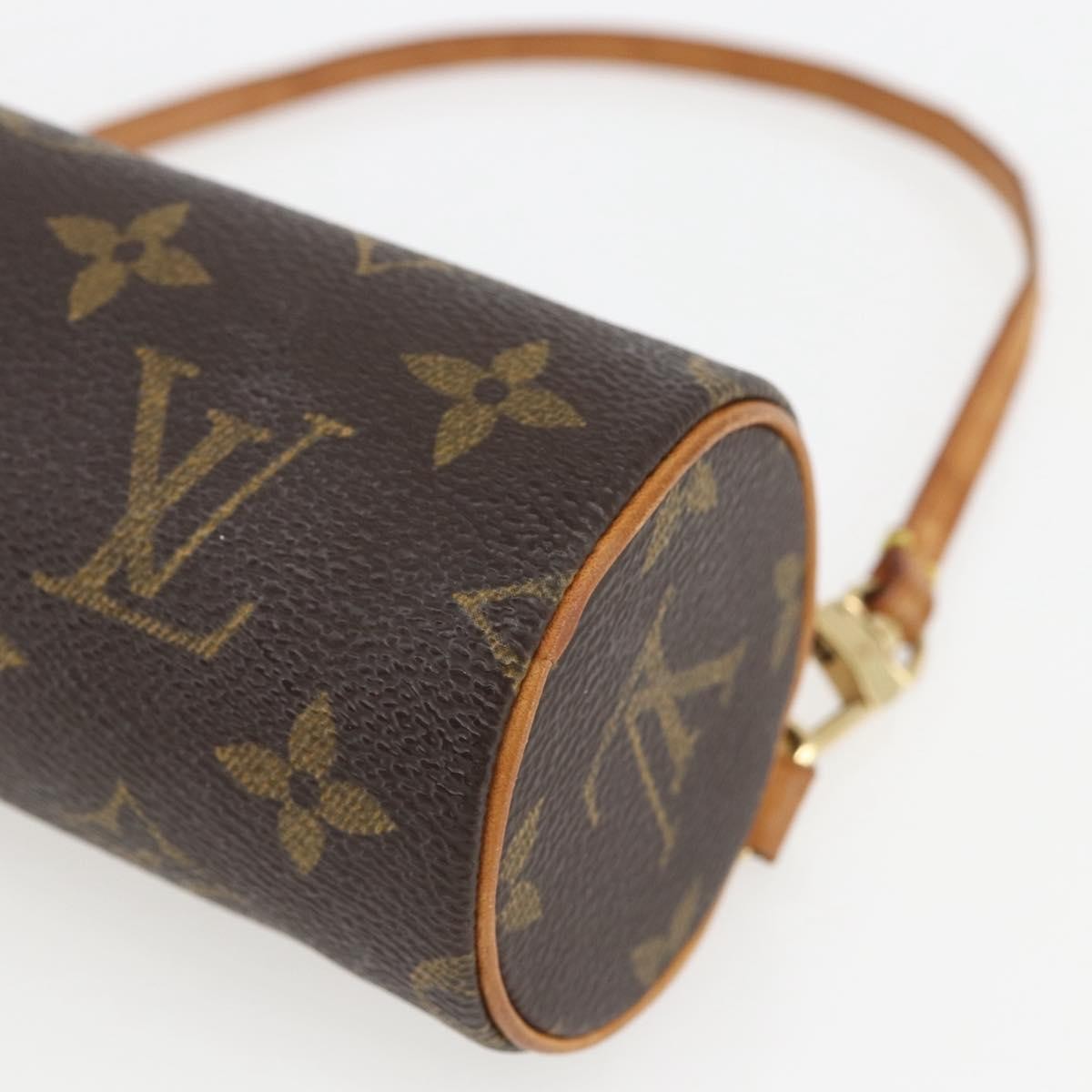 Louis Vuitton Papillon Pochette Monogram Canvas Brown Canvas Clutche & Pouche Bag