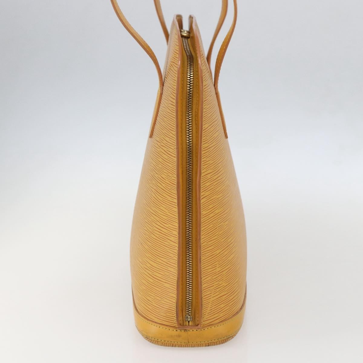 Louis Vuitton Lussac Handbag Epi Leather Yellow Leather Shoulder Bag