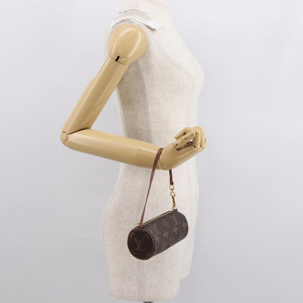 Louis Vuitton Papillon Pochette Monogram Canvas Brown Canvas Clutche & Pouche Bag