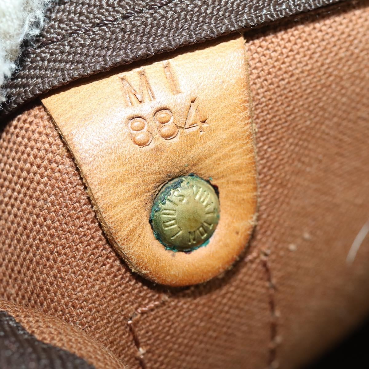 Louis Vuitton Keepall Bag Monogram Canvas Brown Canvas Travel Bag