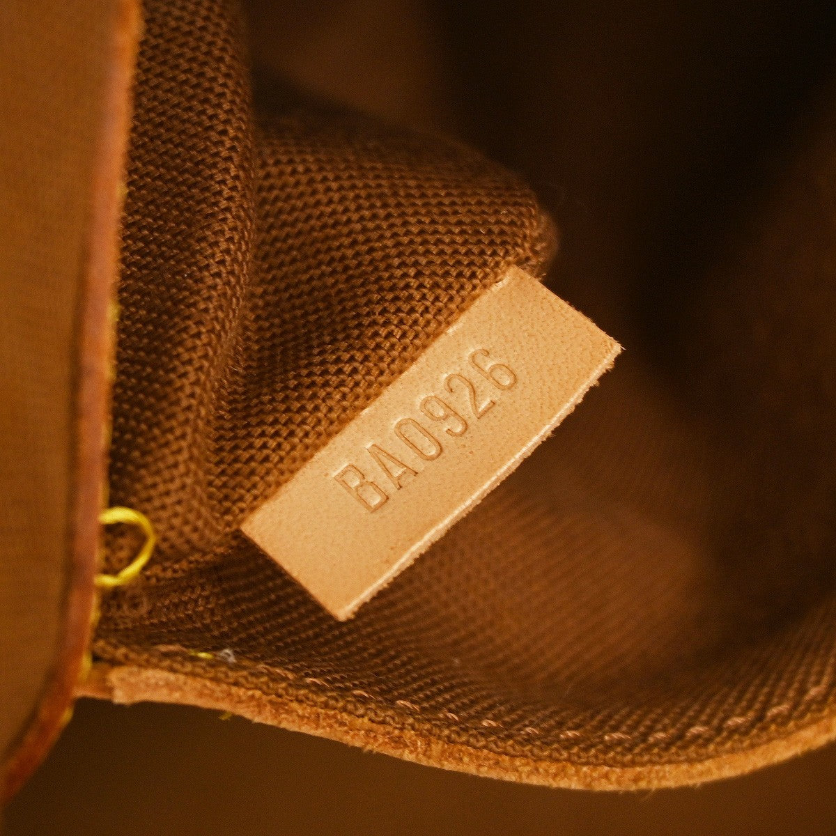 Louis Vuitton Alma Handbag Monogram Canvas Brown Canvas Handbag