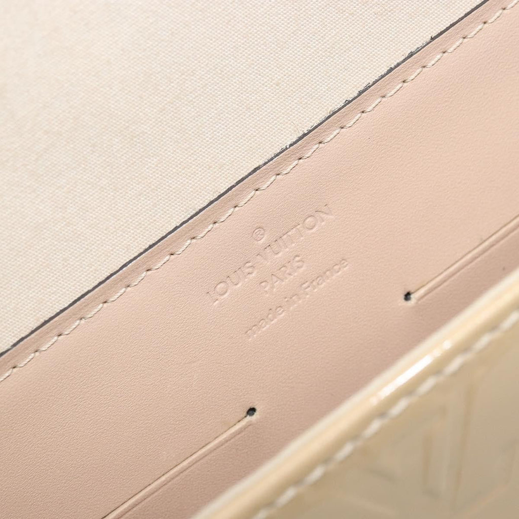 Louis Vuitton Ana Bag Monogram Vernis Yellow Patent_Leather Clutche & Pouche Bag
