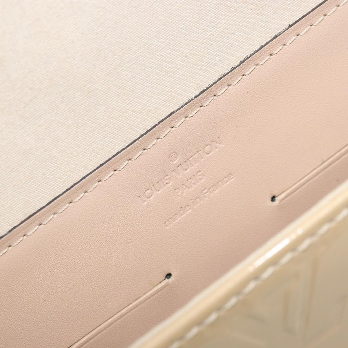 Louis Vuitton Ana Bag Monogram Vernis Yellow Patent_Leather Clutche & Pouche Bag