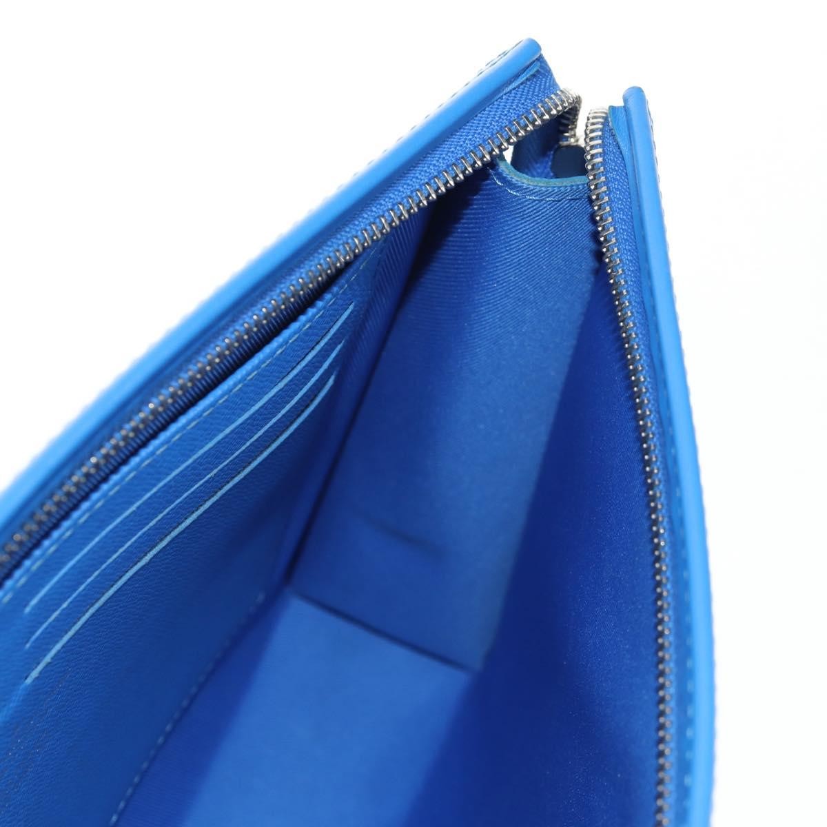 Louis Vuitton Pochette Voyage Limited Edition Monogram Clouds Blue Pvc Bag