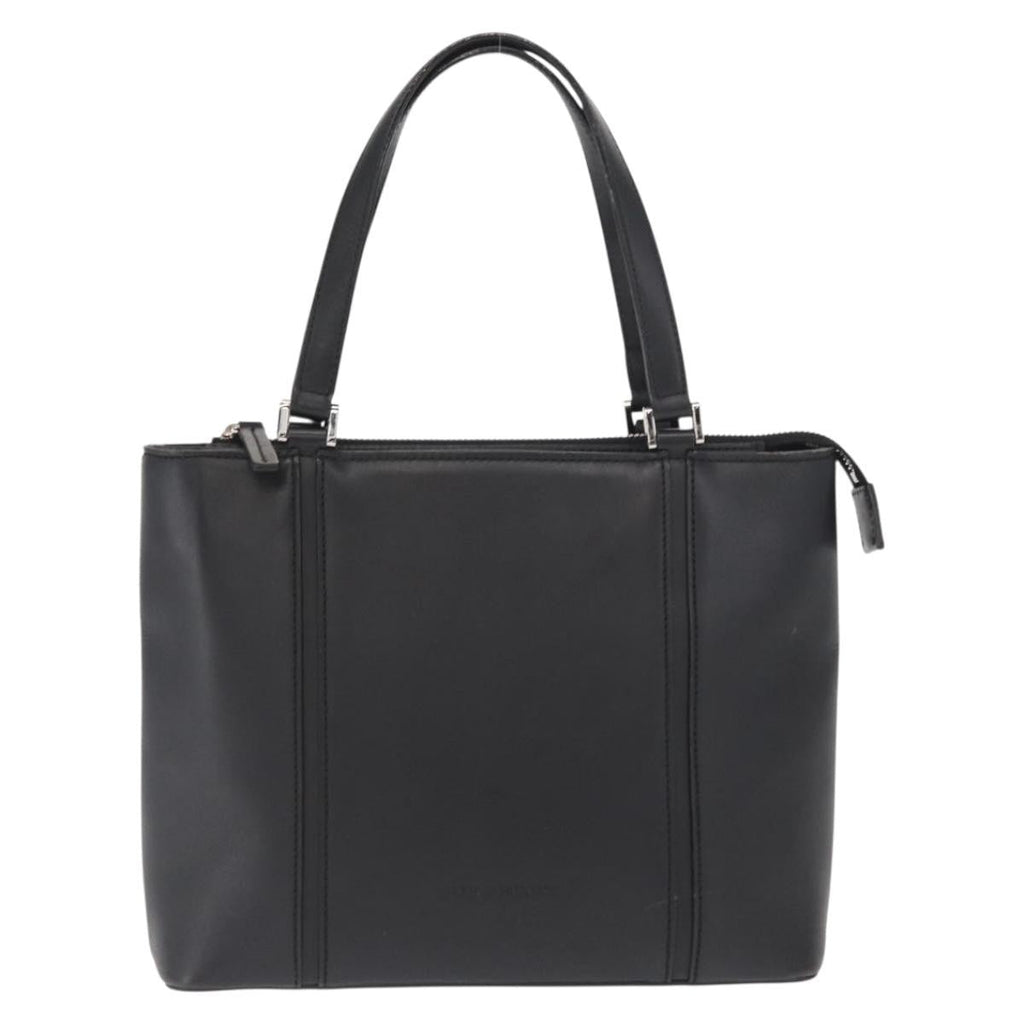 Burberry Vintage Handbag Leather Black Leather Handbag