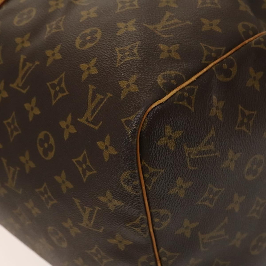 Louis Vuitton Keepall Bag Monogram Canvas Brown Canvas Travel Bag