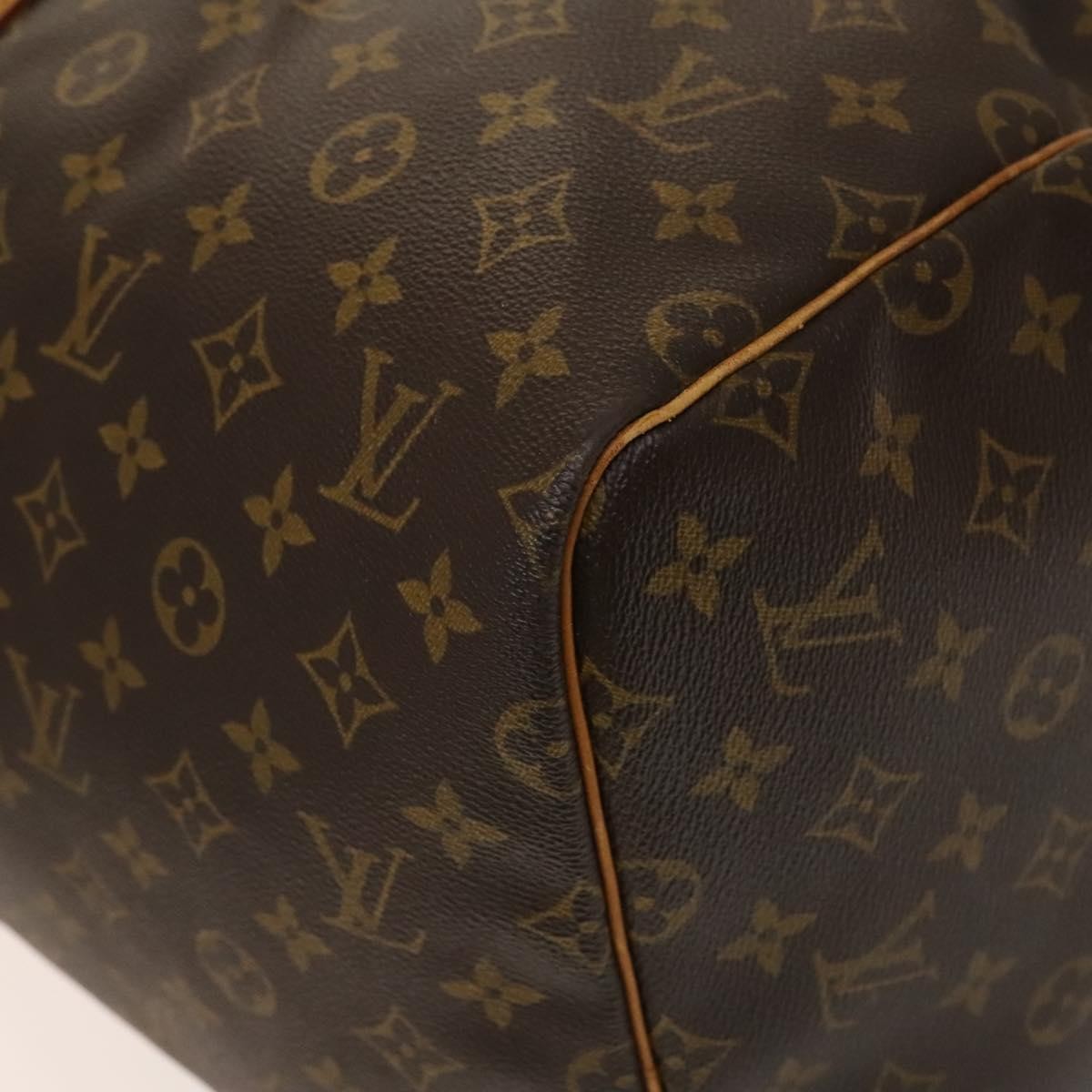 Louis Vuitton Keepall Bag Monogram Canvas Brown Canvas Travel Bag
