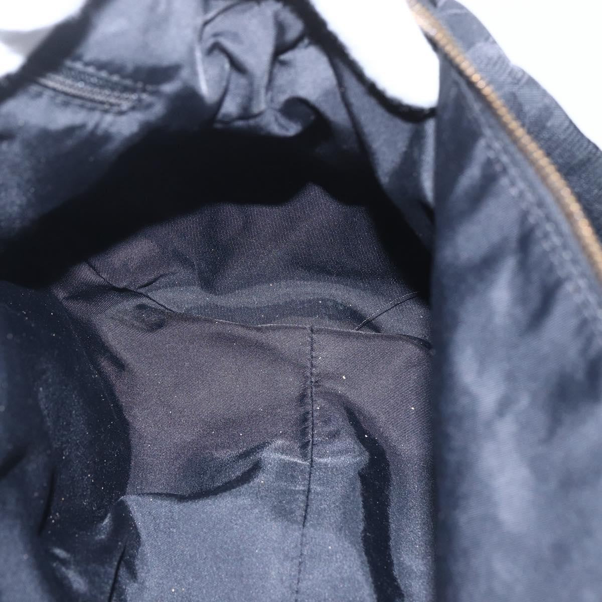 Chanel Travel Line Boston Bag Nylon Black Nylon Travel Bag Bag