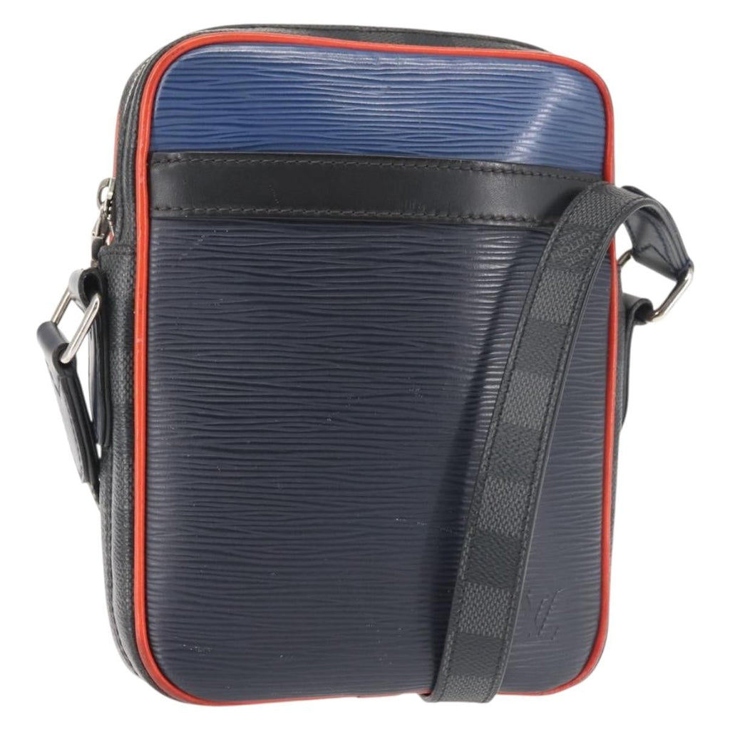 Louis Vuitton Danube Handbag Epi Leather Navy Leather Bag