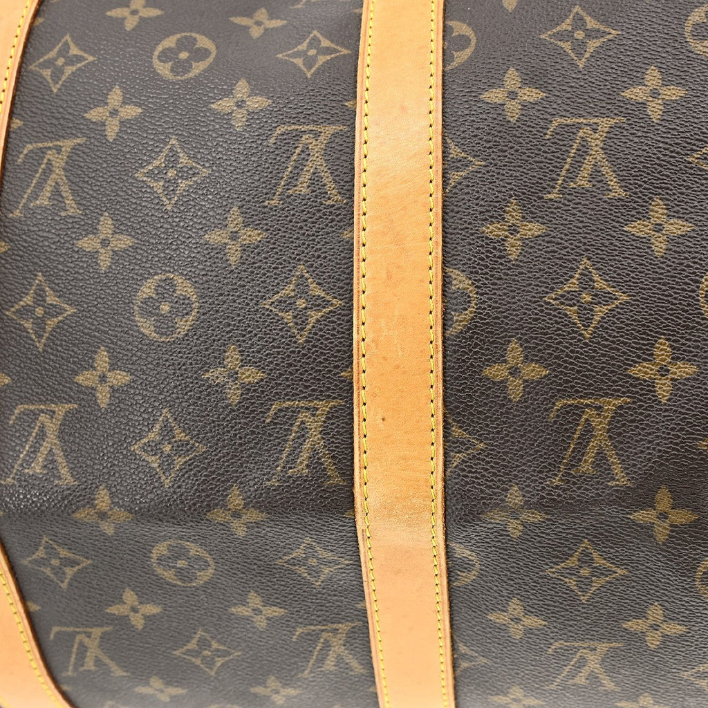 Louis Vuitton Keepall Bandouliere Bag Monogram Canvas Brown Canvas Travel Bag