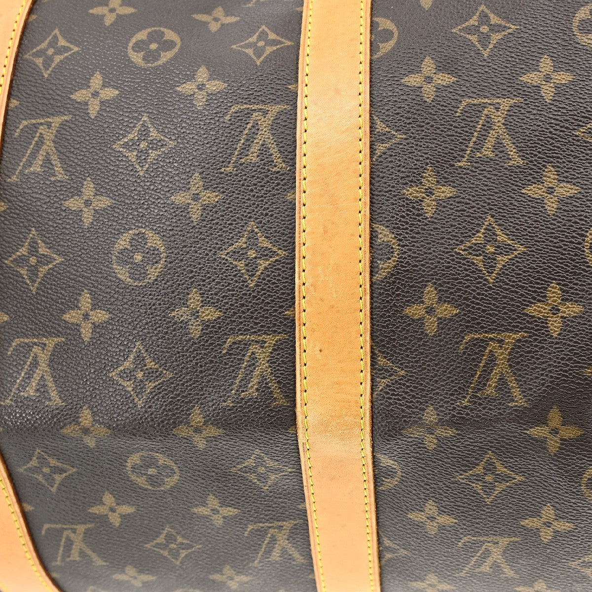 Louis Vuitton Keepall Bandouliere Bag Monogram Canvas Brown Canvas Travel Bag