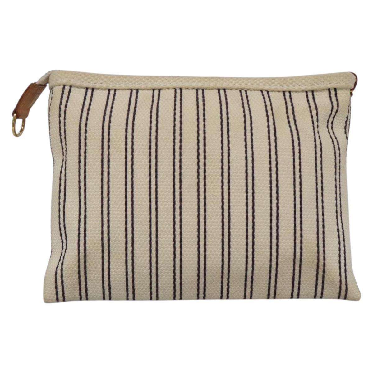 Louis Vuitton Antigua Pouch Canvas White Canvas Bag