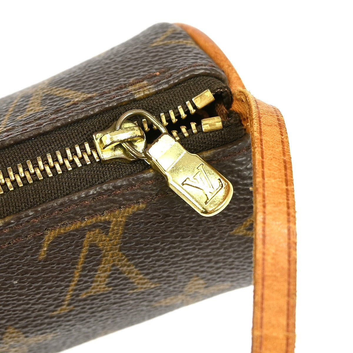Louis Vuitton Papillon Pochette Monogram Canvas Brown Canvas Clutche & Pouche Bag