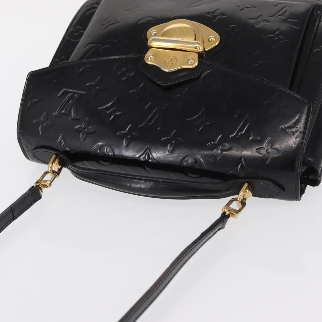 Louis Vuitton Mirada Handbag Monogram Vernis Black Patent_Leather Handbag