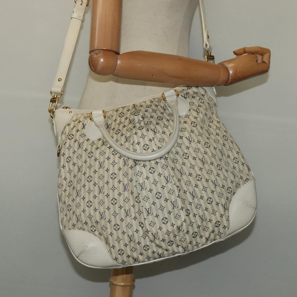 Louis Vuitton Marina Handbag Mini Lin Croisette Beige Canvas Handbag
