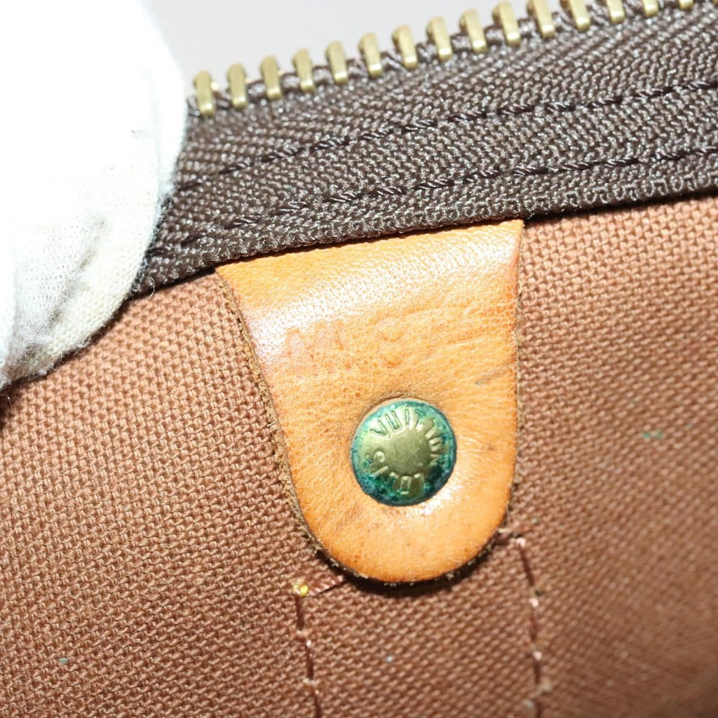 Louis Vuitton Keepall Bag Monogram Canvas Brown Canvas Travel Bag