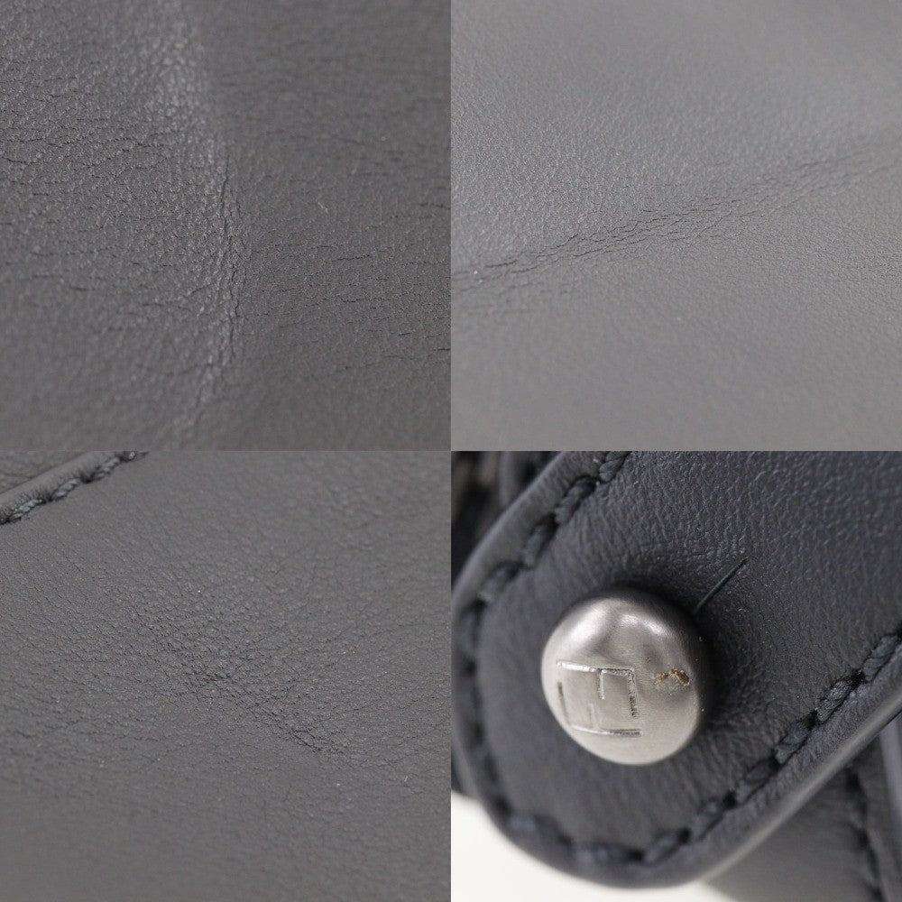 Fendi Peekaboo Iconic Fit Bag Leather Black Leather Briefcase Bag