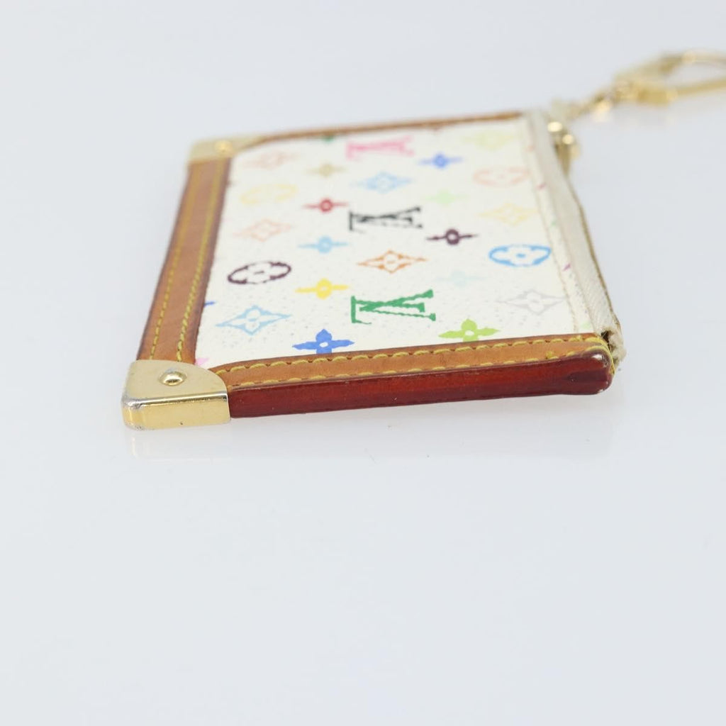 Louis Vuitton Pochette Clés Nm Monogram Multicolor Canvas White Canvas Wallets Accessory