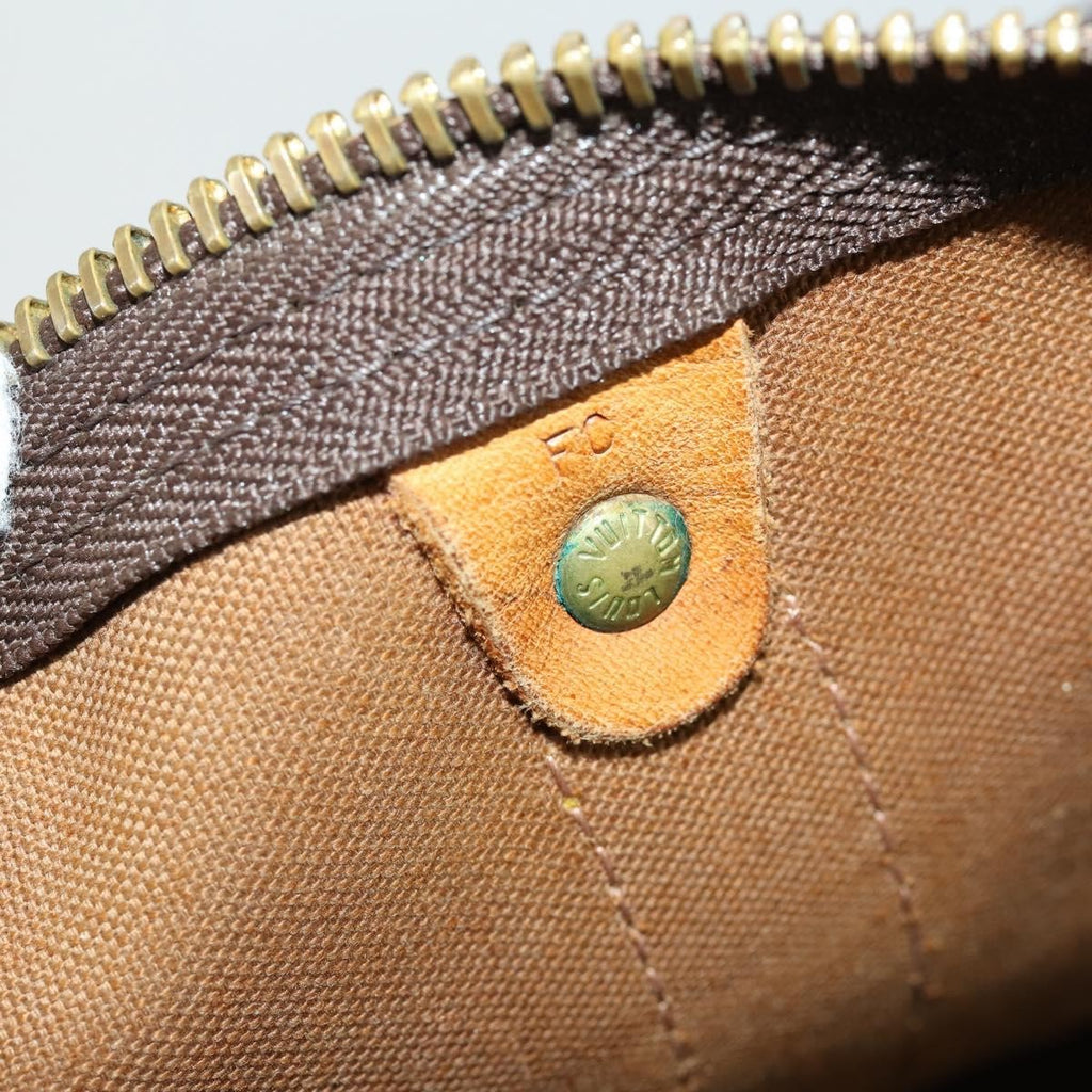 Louis Vuitton Keepall Bag Monogram Canvas Brown Canvas Travel Bag