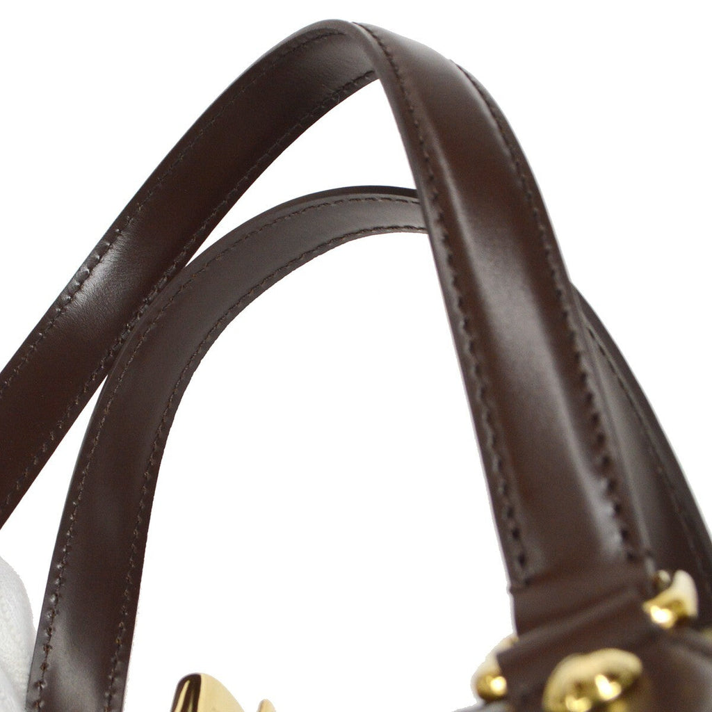 Louis Vuitton Verona Handbag Damier Brown Canvas Shoulder Bag
