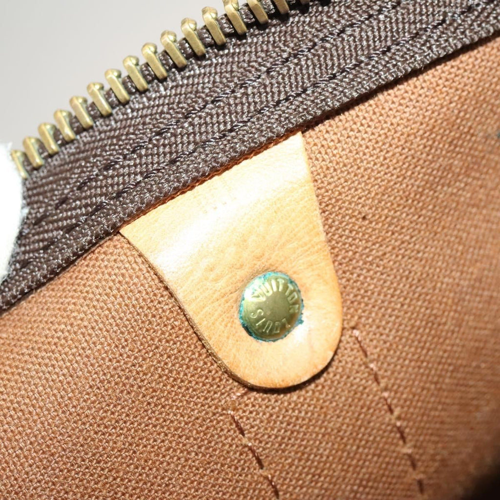 Louis Vuitton Keepall Bag Monogram Canvas Brown Canvas Travel Bag